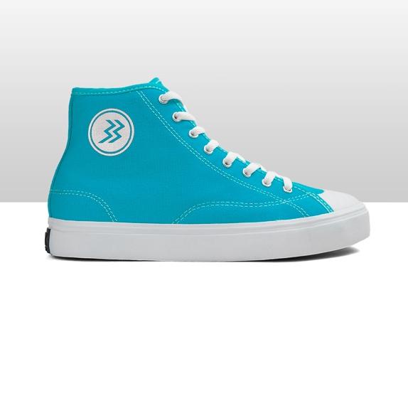 Geoff Max Official - Timeless Hi Skyblue White | Sepatu pria | Sepatu Wanita | Sepatu Unisex