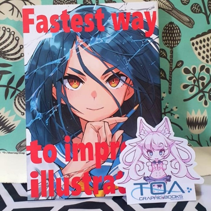 Terlaris Fastest Way To Improve Illustration - Saito Naoki Tutorial Book - Eng