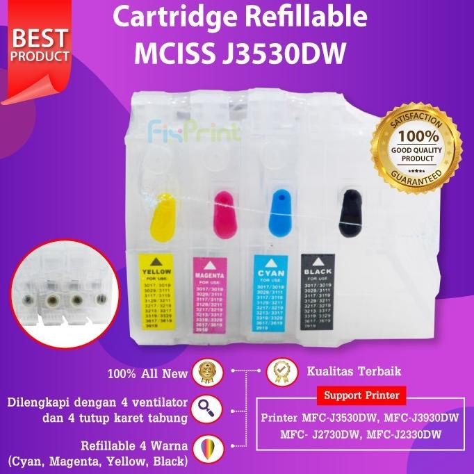 Cartridge CISS MCISS Refill MFC J3530 J3530DW J3930DW No Chip