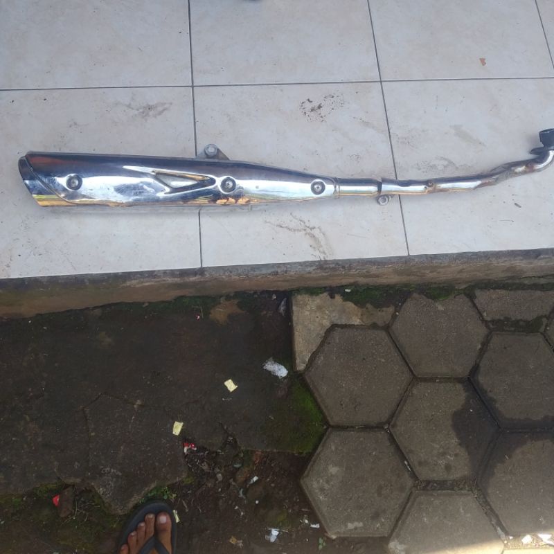 KNALPOT ORIGINAL KARISMA / SUPRA X 125 LAMA COPOTAN