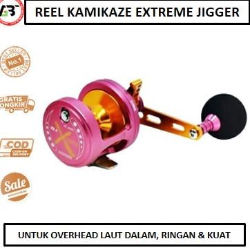 reel kamikaze extreme jigger over head lx 4 atau rx 4 Ringan Kuat