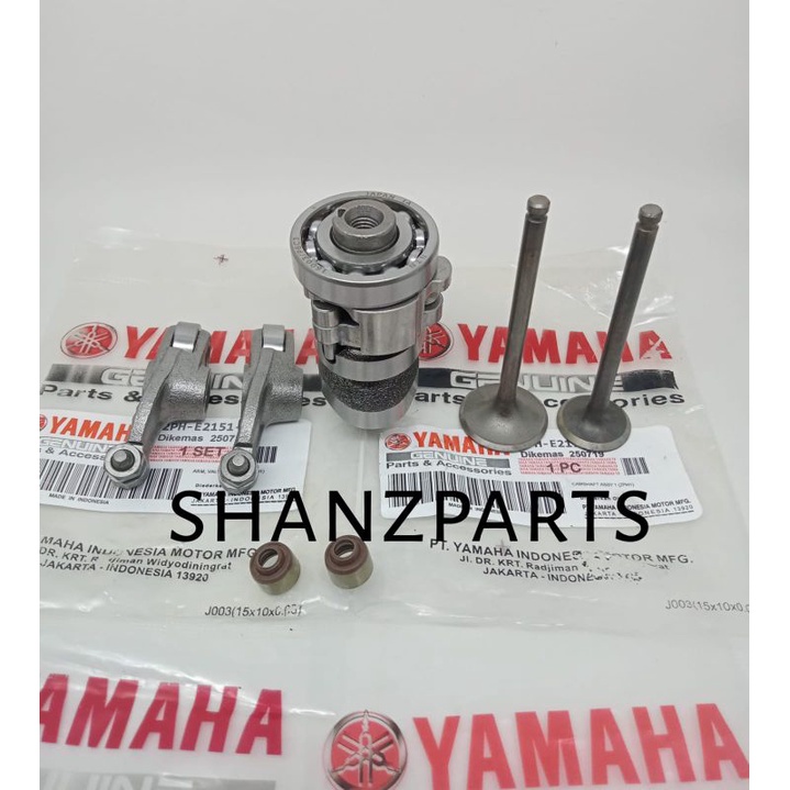 Paket Noken As + Pelatuk Klep + Klep Set + Sil Klep Mio M3 S Z GT 125 Fino FI 125 Soul GT 125