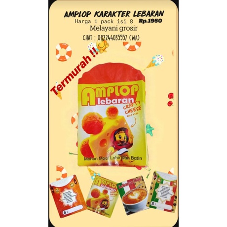 

AMPLOP LEBARAN KARAKTER.. TERMURAH !!!