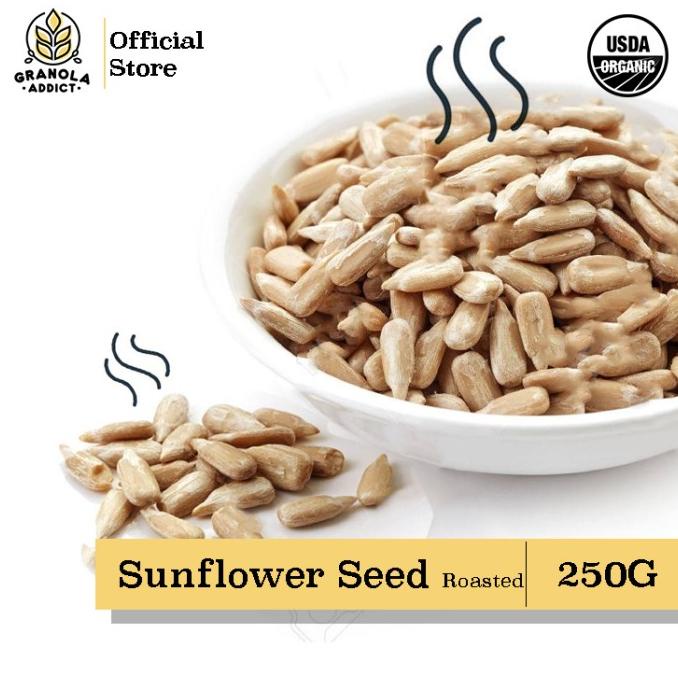 

TERBARU ROASTED SUNFLOWER SEED / KUACI KUPAS PANGGANG 250G