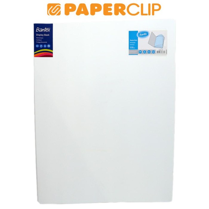 

Terlaris Display Books / Clear Holder Bantex 3163 A3/20 07 White