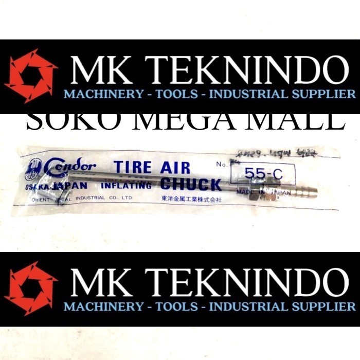 Terlaris Condor Asli Jepang Isi Angin Ban Tire Air Chuck Alat Pengisi Tyre Ori