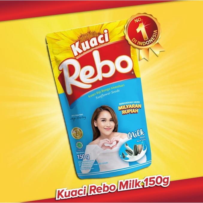 

SALE REBO KUACI RASA MILK FLAVOR 150 GRAM - CEMILAN BIJI BUNGA MATAHARI