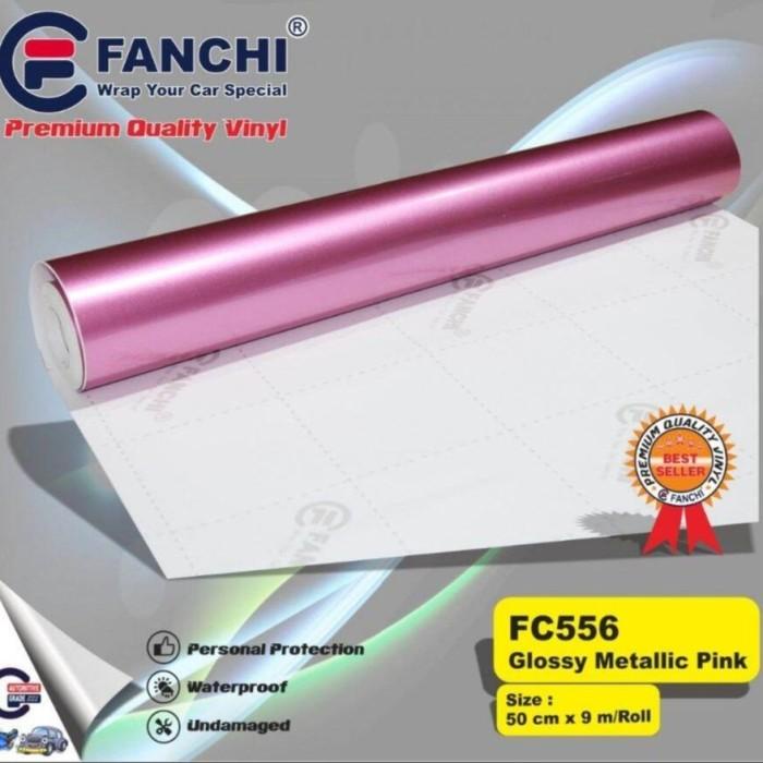 

[ROLL] Sticker Fanchi Glossy Candy Metallic metalik Gloss ROLL