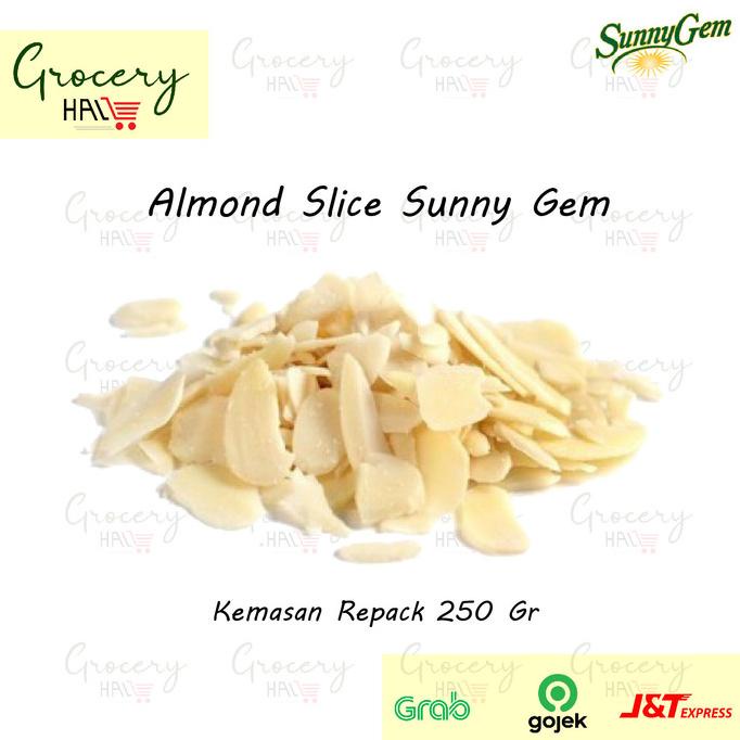 

TERBARU ALMOND SLICE SUNNY GEM REPACK 100 GRAM / 250 GRAM