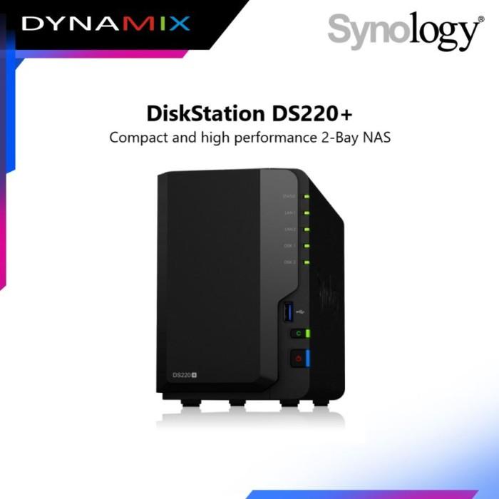 Synology Nas Diskstation Ds220+ 2-Bay Nas Server Storage