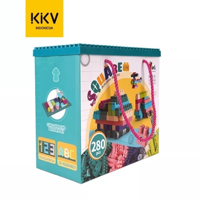 Diskon Spesial Kkv Mainan Balok Susun Lego Anak Isi 280 Pcs Terbaru