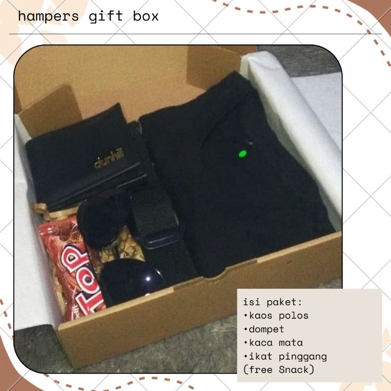 

Hampers Gift Box | set hadiah | kaos polos