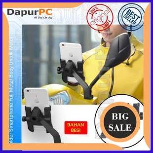 Holder Smartphone Bahan Full Metal Body Untuk Motor tools 29M4R23