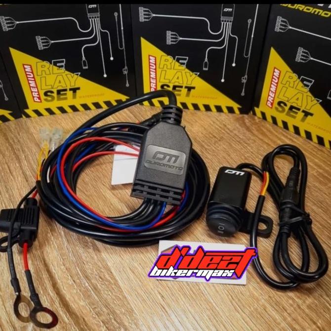 DUROMOTO RELAY SET PREMIUM RELAY SET LAMPU TEMBAK DUROMOTO