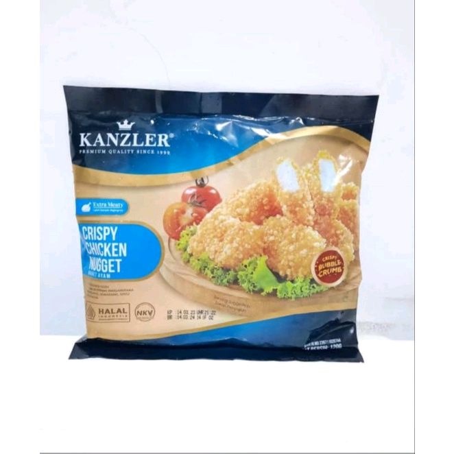 

kanzler crispy bubble crumble chicken nugget 120gr