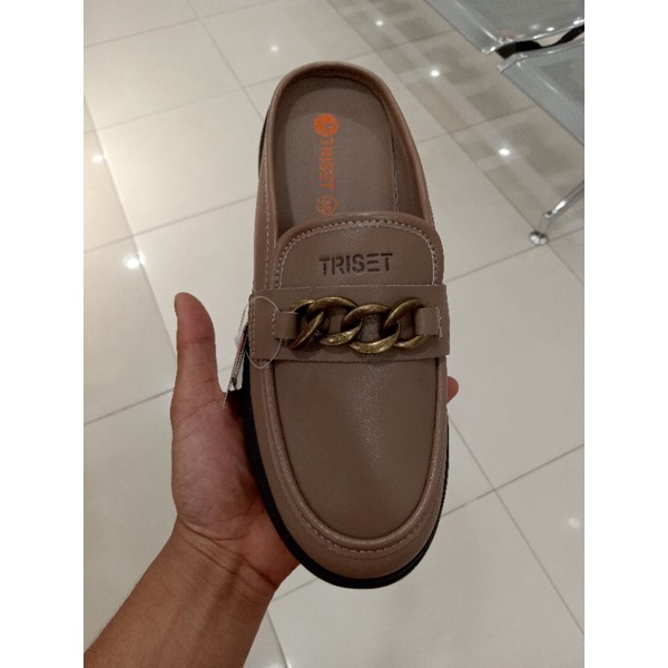 TRISET BUSTONG | SANDAL SEPATU WANITA | MULES ORIGINAL