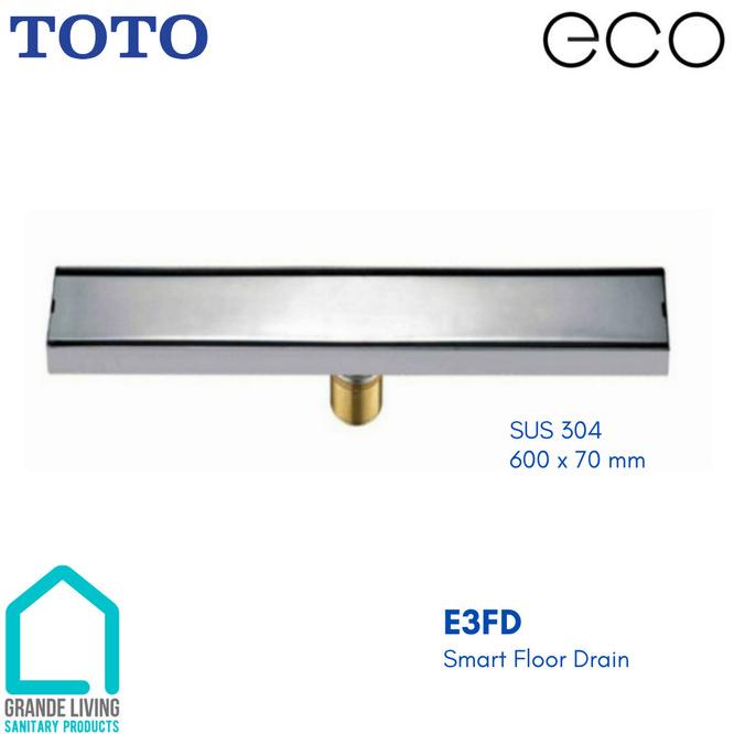 Toto Eco Smart Floor Drain E3Fd Saringan Got Panjang 60 Cm