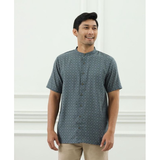 ARYA KOKO midnight green L by Geulis/kemeja pria