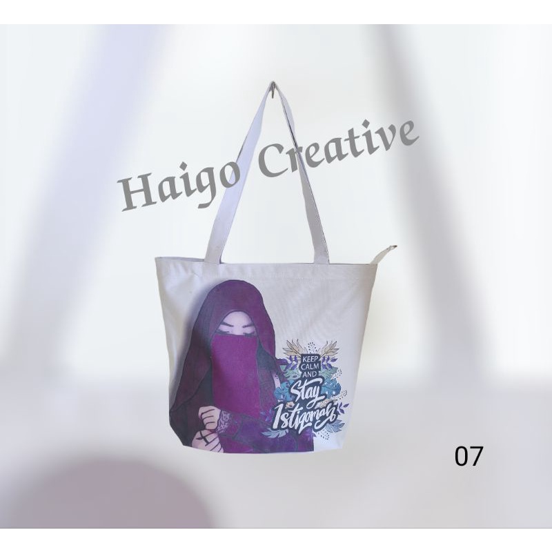 TOTEBAG HIJABERS - WANITA MURAH MERIAH bahan Dinir 300D