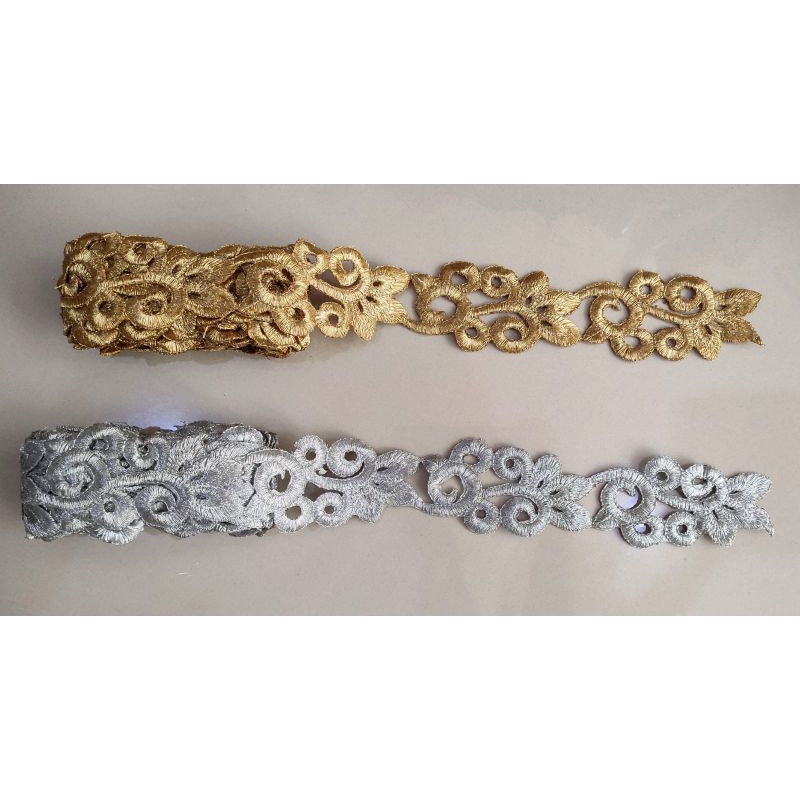 Renda Bunga / Renda Emas / Renda India 5 yard