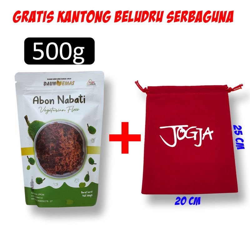 

PROMO Abon Nabati Daun Emas /Abon Untuk Vegetarian Non MSG / Tanpa BAWANG /Vegetarian Floss