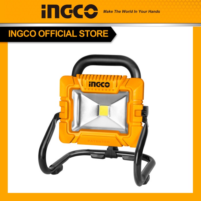 Terlaris Lampu Sorot 20 Watt Tembak Led Cordless 20V Work Lamp Ingco Cwli2025