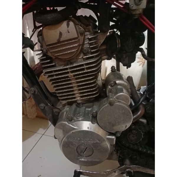 mesin set engine Honda Tiger lengkap komplit Tiger lama tilam tilas