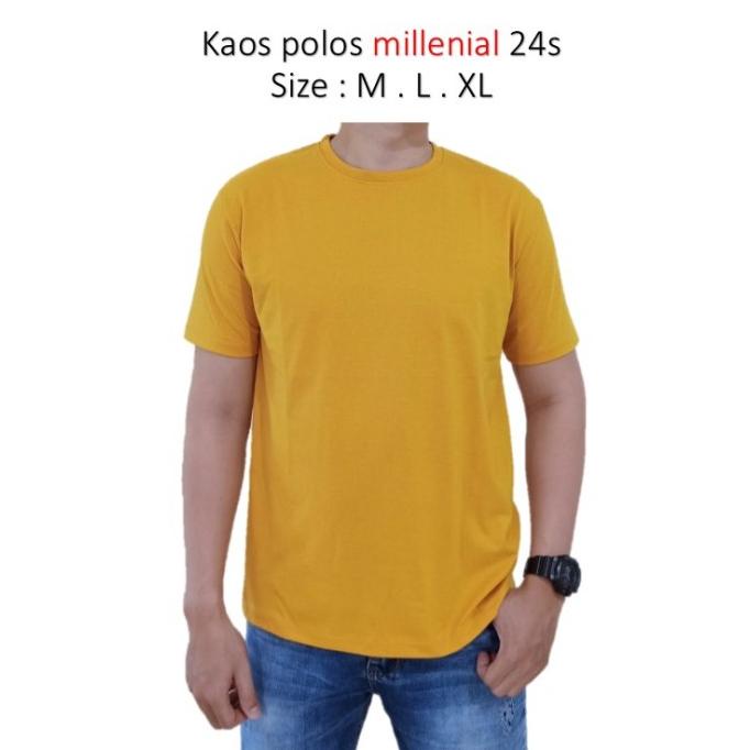 KAOS PRIA POLOS / COTTON COMBED POLOS 24S