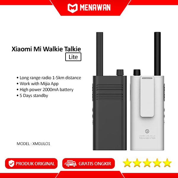 [Talkie] Xiaomi Mi Walkie Talkie Lite Ht Intercom Mijia Smart Walkie Talkie [4Ds40F]