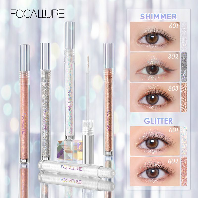 FOCALLURE STARLIGHT LIQUID EYESHADOW SHIMMER EYE MAKEUP