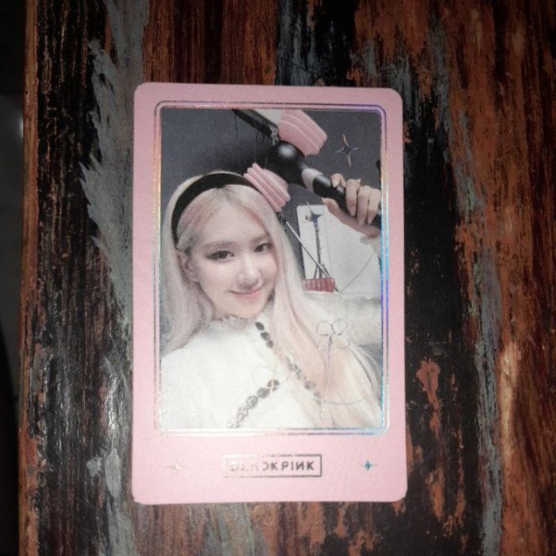 photocard rose blackpink