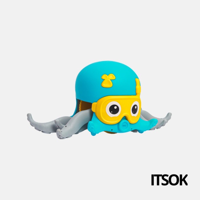 Terlaris Itsok Mainan Gurita Octopus / Octopus Bath Toys Beach Walking Toy