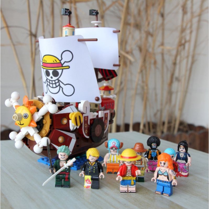 Lego One Piece Thousand Sunny Go Luffy Zorro Mainan Anak Remaja