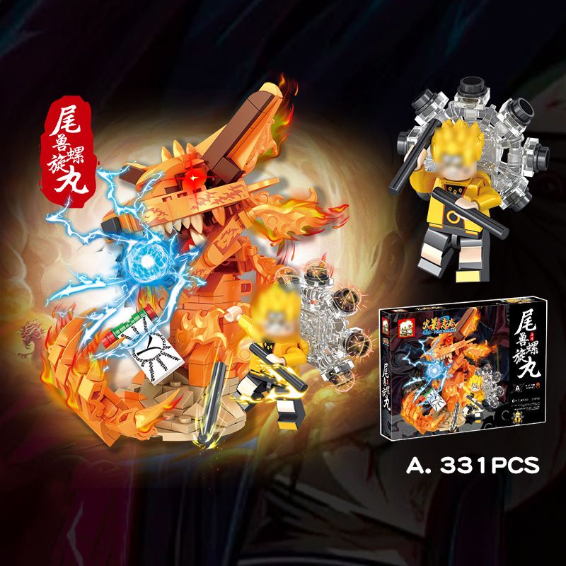 Lego Naruto Sasuke Kakashi Hashirama Mainan susanoo