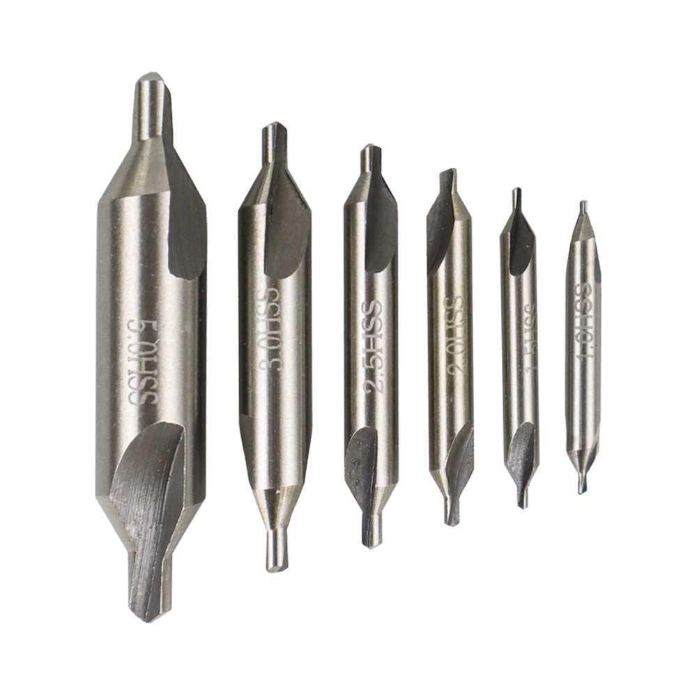 Taffware Mata Bor Center Drill Bits Set Precision 6 PCS - SV-VDB25