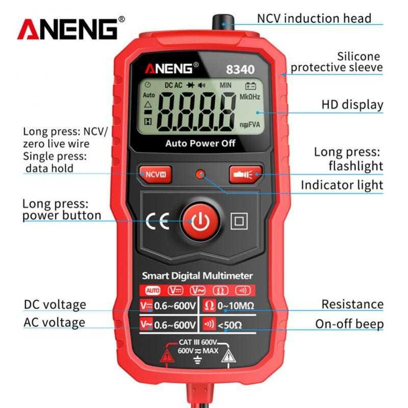 ANENG Digital Multimeter Voltage Tester 8340 Scoter Listrik Scoter Listrik Volt Meter Motor Volt Meter Motor Volt Meter Digital Volt Meter Digital Volt Meter Ac Volt Meter Ac Tester Digital Multitester Tester Digital Multitester Volt Meter Mini Volt Meter