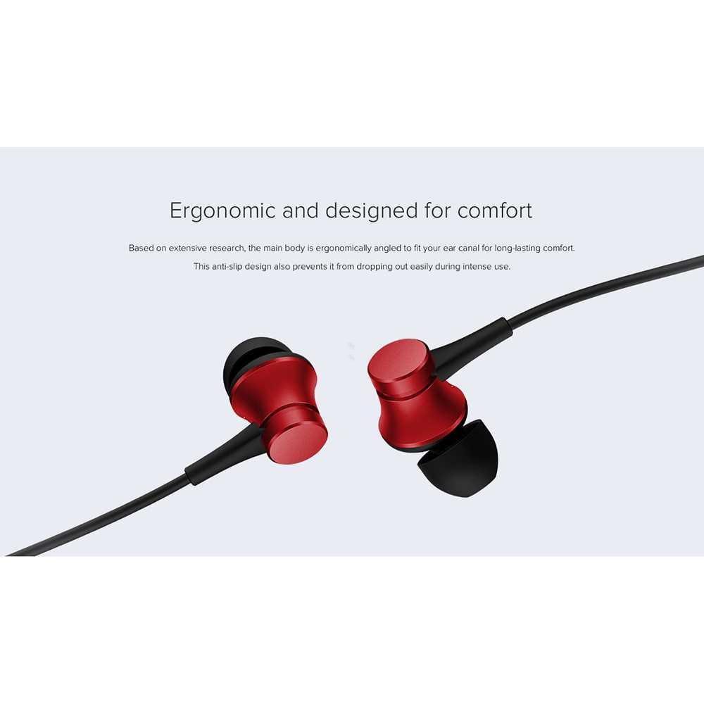 Xiaomi Mi Basic Earphone Ultra Deep Bass Mic DJC01JY (Replika 1:1)