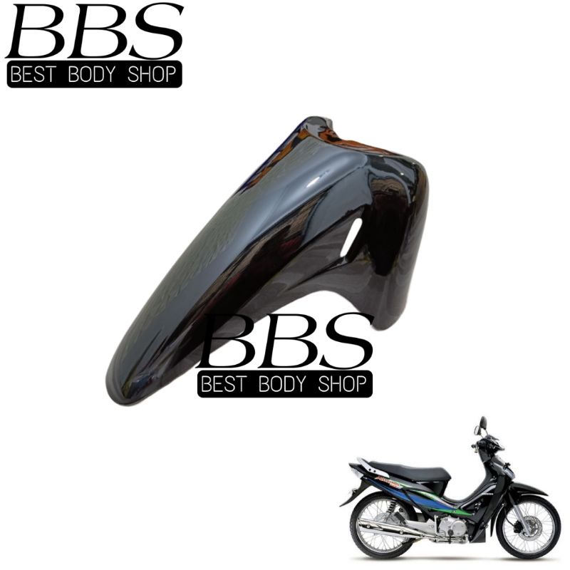 Cover Body Spakbor Depan Honda Karisma 125 D/X | Slebor Depan Karisma 125 D / X Warna Hitam/Biru/Sil