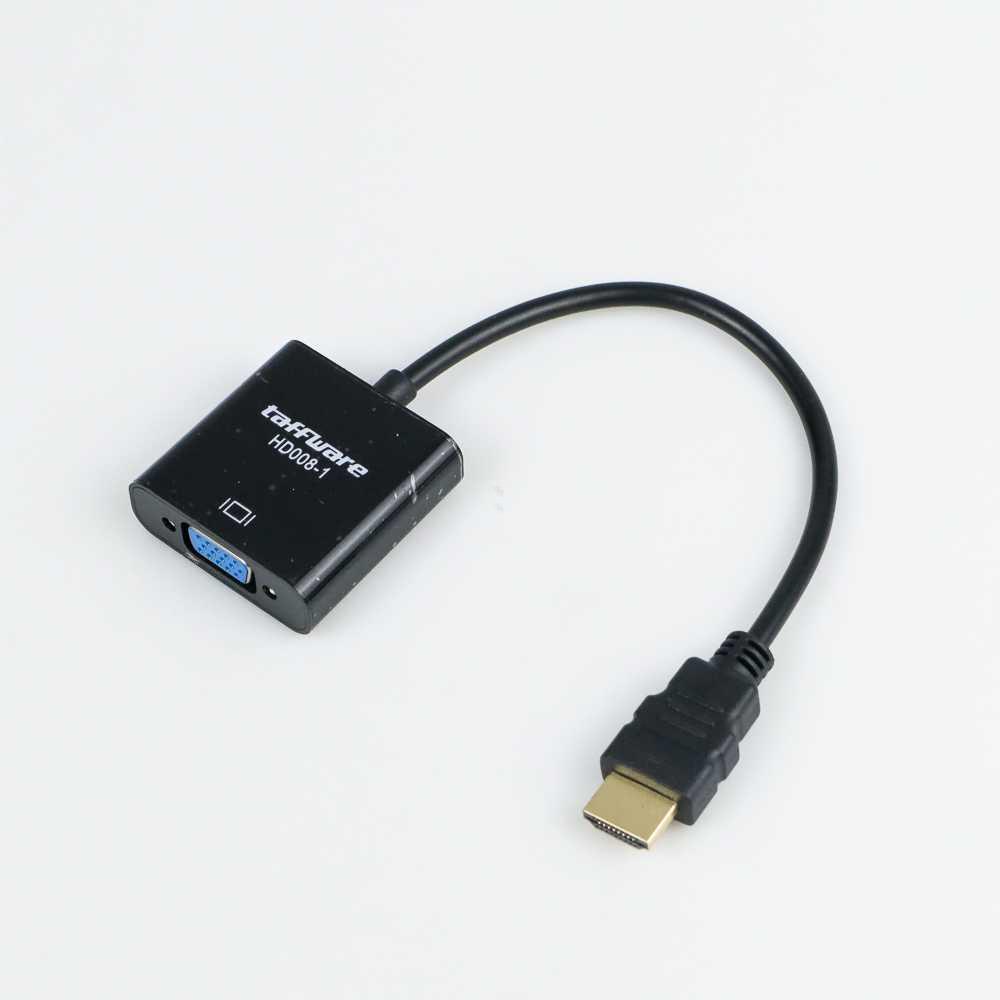 Taffware Adaptor HDMI ke VGA Female dengan Audio D008-1