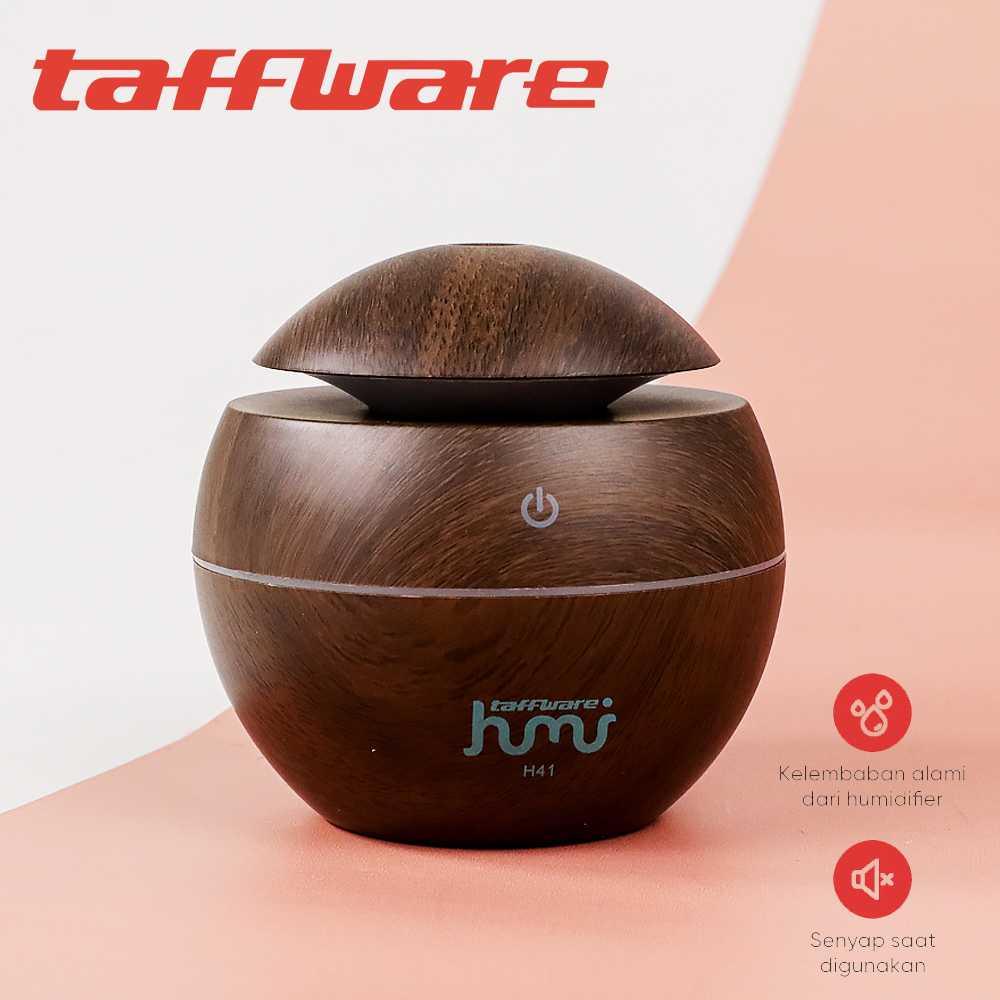 Air Humidifier Aromatherapy Oil Diffuser Wood 130ml HUMI H41 Taffware Diffuser Aromatherapy Aromaterapi Humidifier Diffuser Aromaterapi Dehumidifier Diffuser Humidifier Humidifier Diffuser Humidifier Bayi Flu Dan Batuk Air Humidifier Aromatherapy Difuser