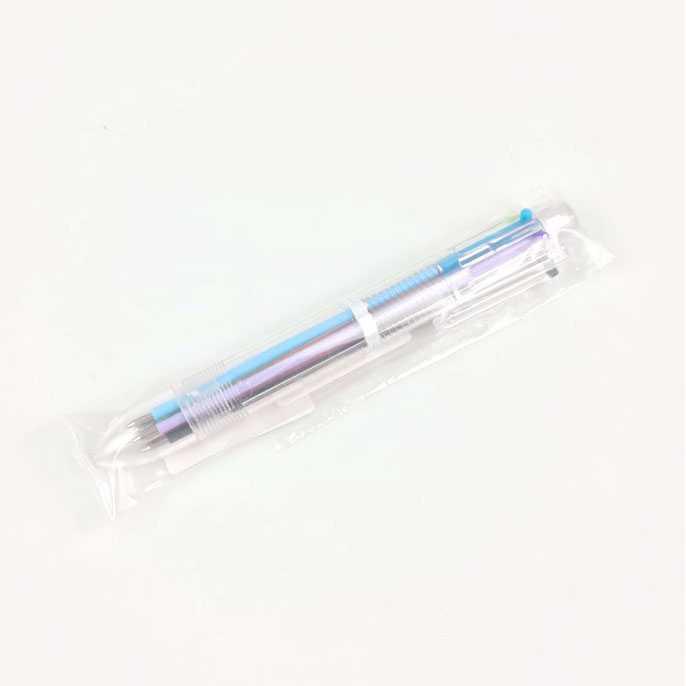 Pulpen 6 in 1 Pena Bolpoin Warna-Warni Multi Colored Pen