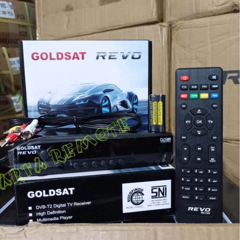 SET TOP BOX DVB T2 STB GOLDSAT SNI