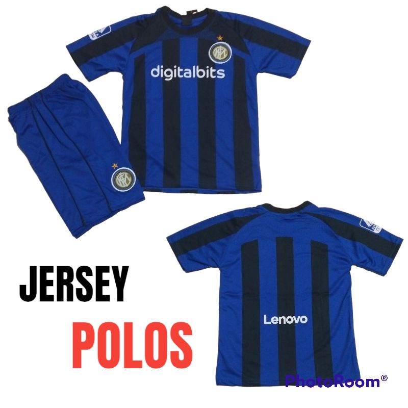 SETELAN JERSEY INTER-MILAN UMUR 1-12 THN BAHAN DRYFIT