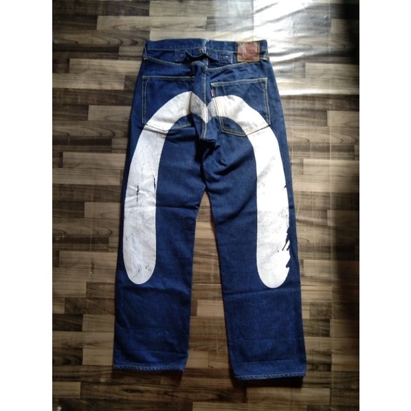 celana jeans evisu big logo