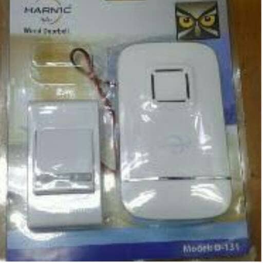 Bel Pintu Kabel Battery dengan Tombol Heles D-131