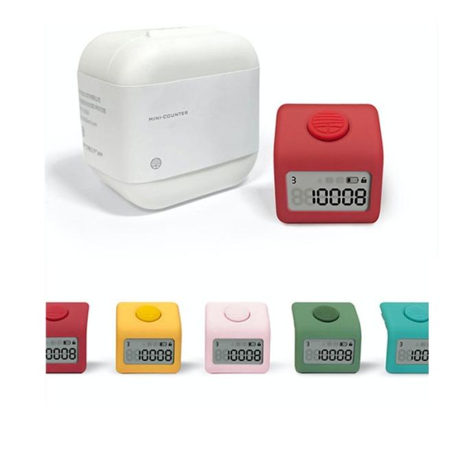 Tasbih Digital LED Rechargeable Tally Counter 9 Channel Charging