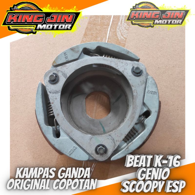 Kampas Ganda Set Beat Esp K16 Original Copotan Kampas ganda Beat Street Beat Deluxe Scoopy Esp Genio
