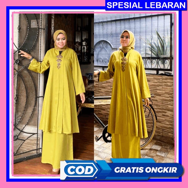Baju Gamis Terbaru 2023 / Gamis Ethica Ayumi 291 / Ayumi 291 / Gamis Simple Elegan / Gamis Modern / 