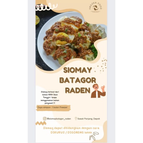 

siomay frozen ikan tenggiri isi 15pcs