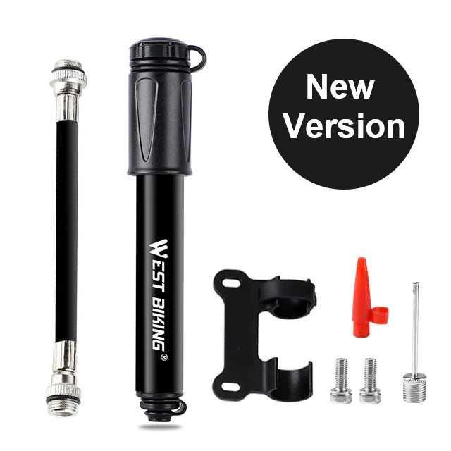 West Biking Pompa Manual Ban Sepeda Mini Bike Pump 100 PSI - A1-4-5